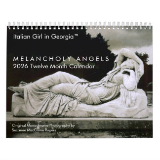 Calendrier Melancholy Angels - 2026 Twelve Month Calendar