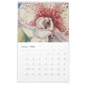Calendrier Mélanger fleurs de printemps aquarelle peinture 3 (Jan 2026)