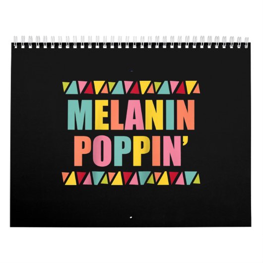 Calendrier Melanin Poppin, Hip hop de danse Black Pride des a (Protection)