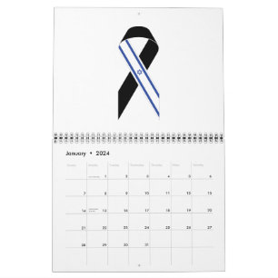 Calendrier Mémorial du ruban noir