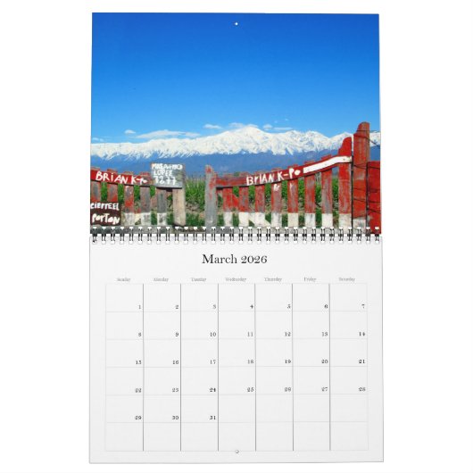 Calendrier mendoza (Mar 2026)