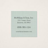 Calendrier mensuel 2024 Green Linen Custom Busines (Dos)