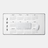 Calendrier mensuel 2025 (Clavier et souris)