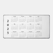 Calendrier mensuel 2025 (Recto)