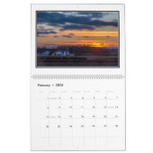 Calendrier mensuel de coucher du soleil par Tom (Feb 2026)