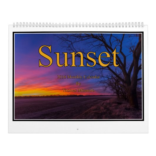 Calendrier mensuel de coucher du soleil par Tom (Protection)