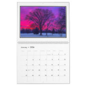 Calendrier mensuel de coucher du soleil par Tom (Jan 2026)