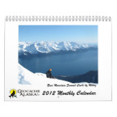 Calendrier mensuel de GeocacheAlaska 2012 (Protection)