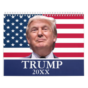Calendrier mensuel de la photo Donald Trump