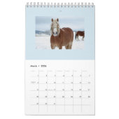 CALENDRIER MENSUEL DE PLANIFICATION DE CHEVAL (Mar 2026)