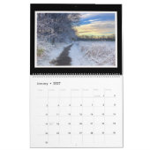 Calendrier mensuel de routes et de chemins de (Jan 2027)