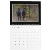 Calendrier mensuel des chevaux 2018 par Tom (Mar 2026)