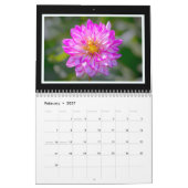 Calendrier mensuel des fleurs 2019 par Tom (Feb 2027)