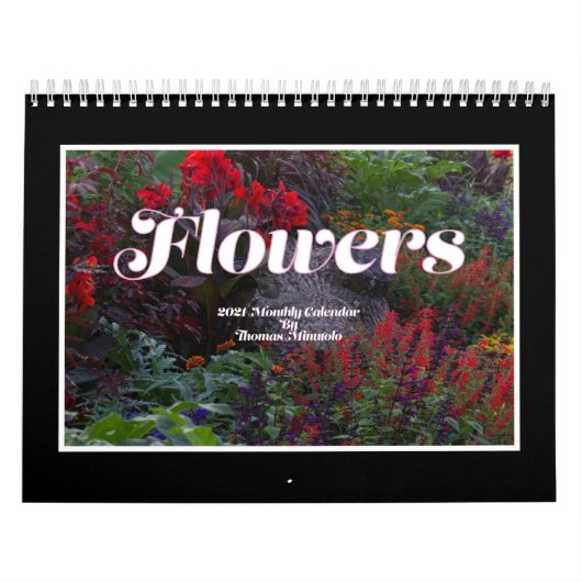Calendrier mensuel des fleurs 2021 (Protection)