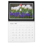 Calendrier mensuel des fleurs 2021 (Jan 2027)