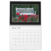 Calendrier mensuel des fleurs 2021 (Feb 2027)