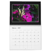 Calendrier mensuel des papillons par Thomas Minuto (Feb 2027)
