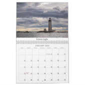 Calendrier mensuel des phares de la Nouvelle-Angle (Jan 2026)