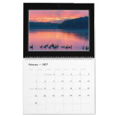 Calendrier mensuel du lac 2018 Kiser par Tom (Feb 2027)