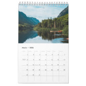 Calendrier mensuel du mur paysager 2021 (Mar 2026)