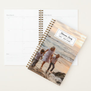 Calendrier mensuel hebdomadaire familial personnal