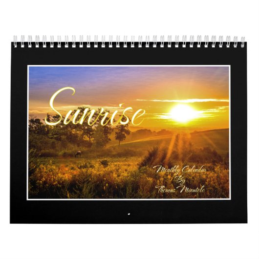 Calendrier mensuel Sunrise de Thomas Minutolo (Protection)
