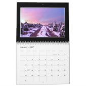 Calendrier mensuel Sunrise de Thomas Minutolo (Jan 2027)