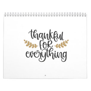 Calendrier Merci pour tout Thanksgiving drôle