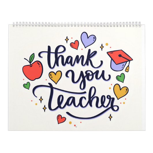 Calendrier merci professeur (Protection)