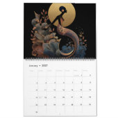 CALENDRIER MERMAID NOIRE' 2027 (Jan 2027)