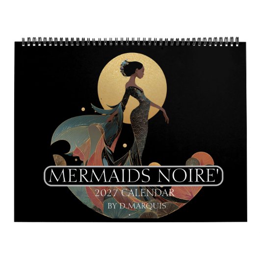CALENDRIER MERMAID NOIRE' 2027 (Protection)