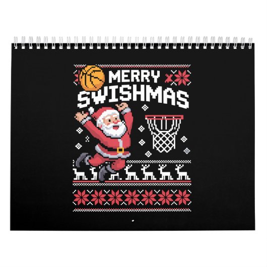 Calendrier Merry Swishmas Basketball Ugly Christmas Xmas  (Protection)