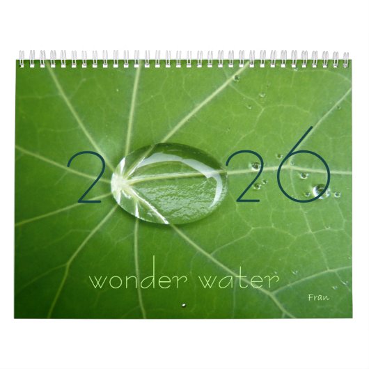 Calendrier merveille eau 2026 (Protection)