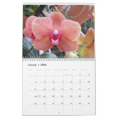 Calendrier Merveilles botaniques, orchidées et fleurs tropica (Jan 2026)