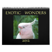 Calendrier Merveilles exotiques 2012 (Protection)