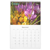 Calendrier Mes fleurs (Mar 2027)