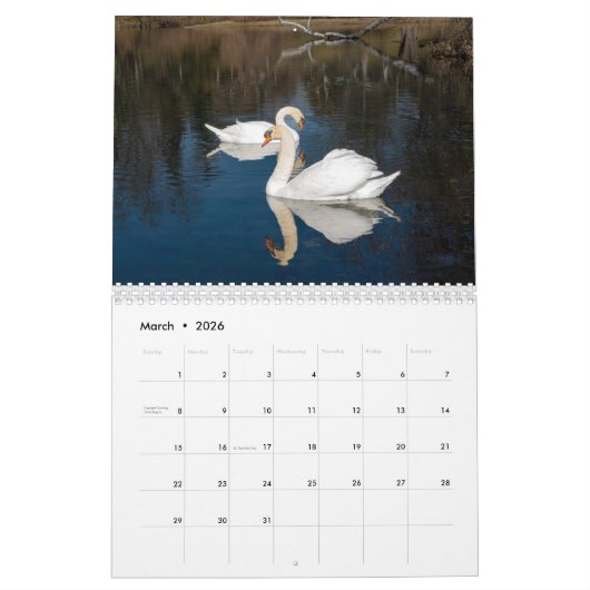 Calendrier Mes objets favoris 2024 (Mar 2026)