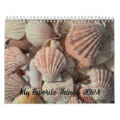 Calendrier Mes objets favoris 2024 (Protection)