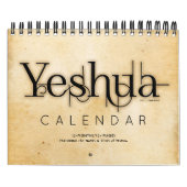 Calendrier Messiah chrétien nommé juif hébreu de YESHUA Jésus (Protection)