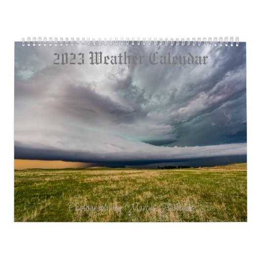 Calendrier météo 2023 par Marcus Hustedde (Protection)