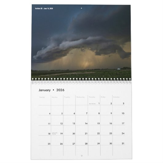 Calendrier météo sévère (Jan 2026)