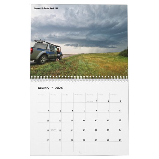 Calendrier météo sévère (Jan 2026)