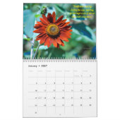 Calendrier Michigan Sunflowers (Jan 2027)