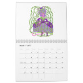 Calendrier mignon 2014 de chat - "un chat pendant (Mar 2027)