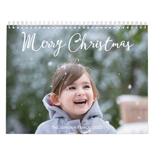 Calendrier mignon 2025 Noël de neige (Protection)