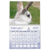 calendrier mignon des animaux 2012 (Feb 2027)