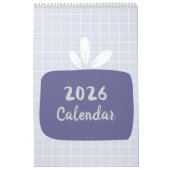 Calendrier mignon et coloré 2026 (Protection)
