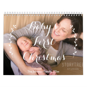 Calendrier mignon Noël du bébé