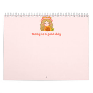 Calendrier mignon pour filles