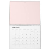 Calendrier mignon pour filles (Jan 2027)
